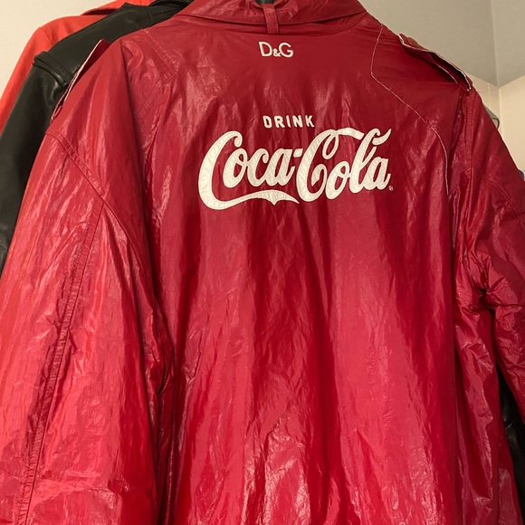 Authentic Dolce & Gabana Coca Cola Bomber 100% polyester lined. Details in photo - Picture 1 of 9